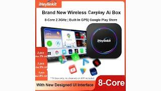 Review iHeylinkit Ai Box Apple CarPlay Wireless Android Auto 2024