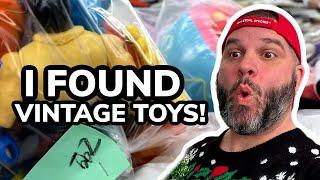 I Found Vintage Toys Stuffed In A Plastic Bag at The Thrift Store! #thriftwithme #toyhunt