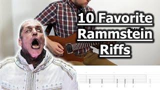 My Top 10 Favorite Rammstein Guitar Riffs (with Tabs)