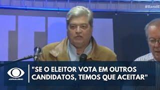 "Se o eleitor vota em outros candidatos, temos que aceitar", diz Datena | Eleições 2024