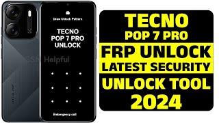 How to Unlock FRP Lock on Tecno POP 7 Pro (BF7h) Using Unlock Tool | Step-by-Step Guide