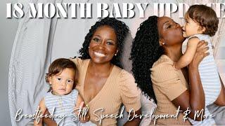 18 Month Old Baby Update!! // Toddler Speech Development, Still Breastfeeding At 18 Months, & More!