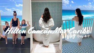 Cancun Mexico: Hilton Cancun Mar Caribe All Inclusive Resort Day 4-7