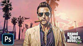 How to Transform Portraits to GTA Characters in Photoshop 2023