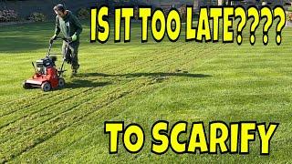 OCTOBER LAWNCARE It Might Not Be Too Late To Scarify YOUR LAWN Gently