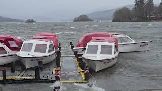 Storm Darragh over Windermere