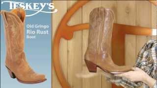 Old Gringo Rust Boot at Teskey's