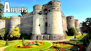 Angers, France - A walk in Angers, France - Angers 4K HDR UHD