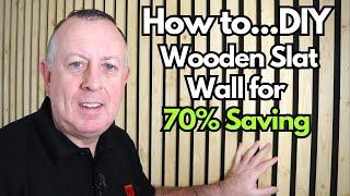 Save Money Building Your Own Slat Wall