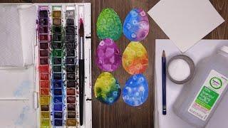 Watercolor Easter Eggs - Virtual McArt