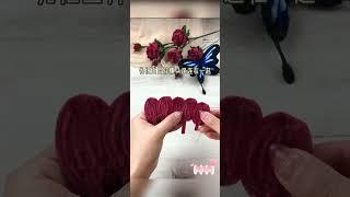 扭扭棒玫瑰花教程（Twist Stick Rose Tutorial）