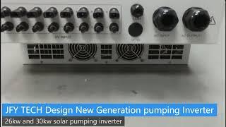 JFY NEW GENERATION 26KW  30KW SOLAR PUMPING INVERTER