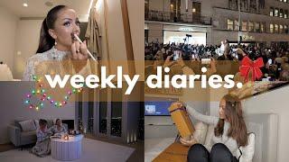 CHRISTMAS CAME EARLY! London lights switch on, House of CB party & a new bag! | WEEKLY DIARIES