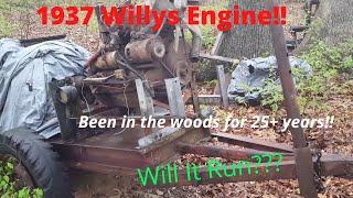 1937 Willys Flathead Engine. Will it run after sitting in the woods for 25+ years???