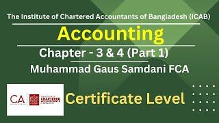 CL- Accounting-Chapters 3&4 - Financial Transaction, Ledger,Double Entry - Muhammad Gaus Samdani FCA