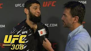 Khamzat Chimaev after UFC 308: Doesn’t matter if it’s DDP or Sean next, easy money | ESPN MMA