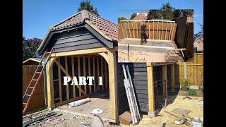 How to build a timer frame carport