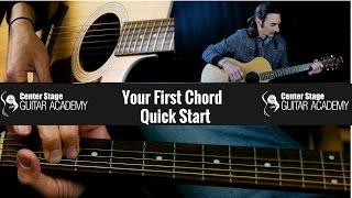 Quick Start Beginner Guitar Lesson 1 | Your First Guitar Chord