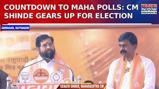 Countdown To Maharashtra Polls: CM Eknath Shinde Gears Up For Assembly Elections, Holds Mega Rally