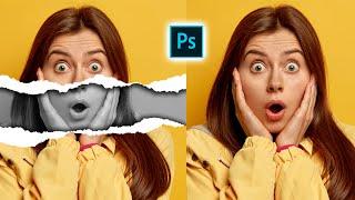 Torn Paper Effect | Photoshop Tutorial | #Shani Tech Guide | Photoshop Tutorial |
