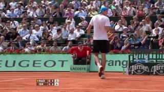 Nadal vs Isner - Roland Garros 2011 Round 1 Highlights