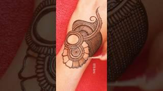 Very pretty easy and simple front hand mehndi designs #mehndi #shortsmehndi #shorts #dulhanmehndi