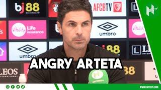 ARSENAL DEFEATED I Arteta reacts to SALIBA RED at Bournemouth