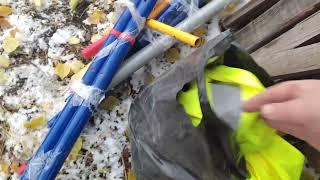 Ноябрь. Обиваю потолок комнаты доскоми б/у