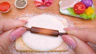 Make Seafood Pizza In Miniature Kitchen with Mini Yummy | ASMR Cooking Idea