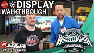 WRESTLEMANIA XL Mattel WWE Wrestling Figures Display Video Walkthrough w/Bill Miekina! Mania 40