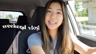 weekend vlog | new camera gear, farmers market, closet organization, friends + food