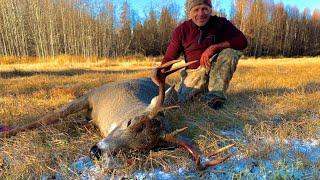 Old fellas get a Whitetail in northern Alberta!