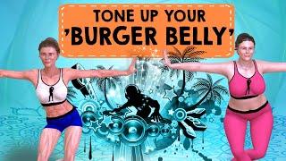 TONE UP Your 'BURGER BELLY' in Only 5 Weeks  25-minute CARDIO Workout