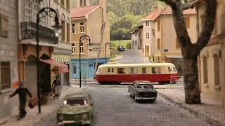 Magically designed and nearly realistic HO scale model railroad layout by Wim Wijnhoud