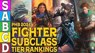 Fighter Subclass Tier Rankings for the PHB 2024