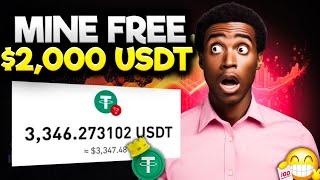 New Free Site To Earn $2,000 USDT Per Day / free usdt mining without investment