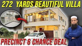 most luxury 272 Sq. yards precinct 6 Villa In Bharia Town Karachi #bahriatown #home