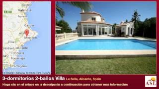 3-dormitorios 2-baños Villa se Vende en La Sella, Alicante, Spain