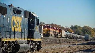 North Jersey CSX Railfanning: A CSX ACe Leading Q409, C777, and More