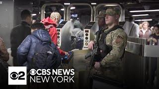 More National Guard being deployed into NYC subway system during holiday rush, governor says