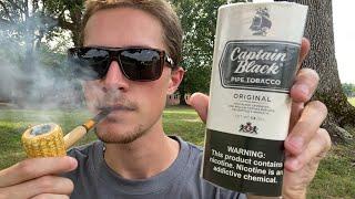 Smoking Captain Black Pipe Tobacco for the First Time