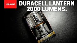 Duracell Lantern 2000 Lumens Solar + Rechargeable + Battery Powered.