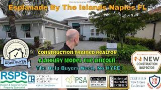 Esplanade by the Islands Naples FL, Lincoln Model Taylor Morrison, Gated Community New Construction