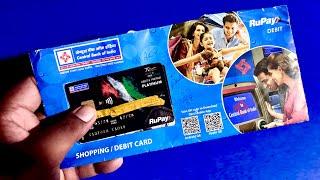 Central bank of India Repay platinum Debit Card unboxing review 2024 l Central Bank new ATM card !!