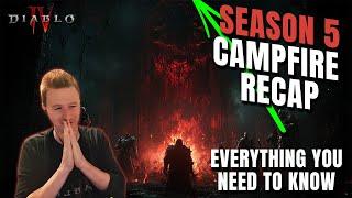 Season 5 Campfire Recap - Everything you need to know Diablo 4