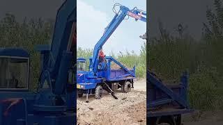 like Truck-mounted Crane and Digger Integrated Machine#Multifunctional busy at both ends P-4481