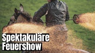 Spektakuläre Feuershow  | Isländerquadrille | Fest der Pferde Immenhöfe |