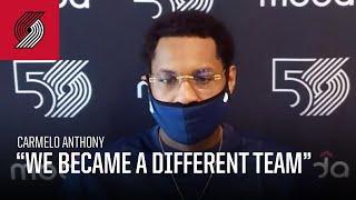 Carmelo Anthony: "We became a different team" | Trail Blazers vs. Grizzlies