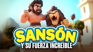 La Biblia para Niños ⭐ ¡La Fuerza Increíble de Sansón! La Historia del Héroe Más Fuerte para Niños