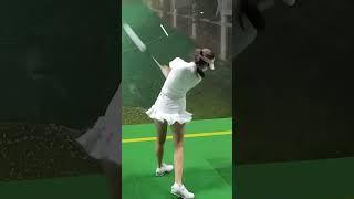 레알 도움됐어요 예쁜여자골퍼 Great swing#golf #shorts 이루나프로 #후아유골프tv #골프 #골프레슨